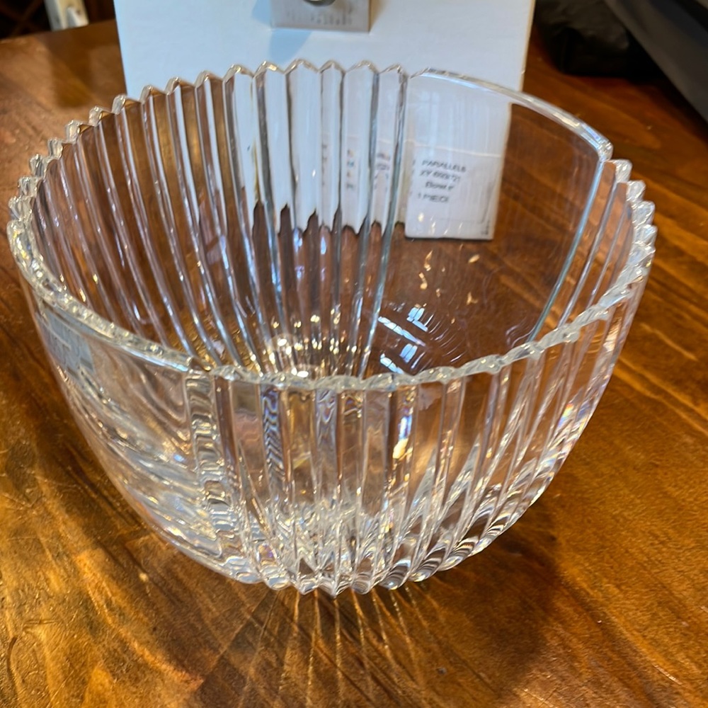 Mikasa crystal bowl